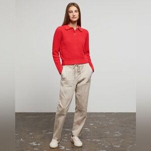 Onia Garment Dye Elastic Chino Pant Color Stone Size M